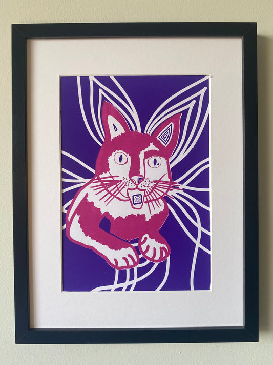 Tabby Cat print